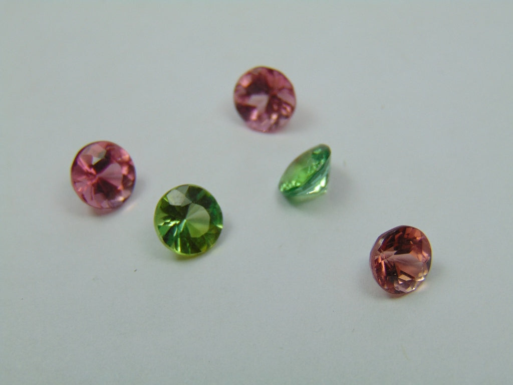 5.25ct Tourmaline Mix 6mm