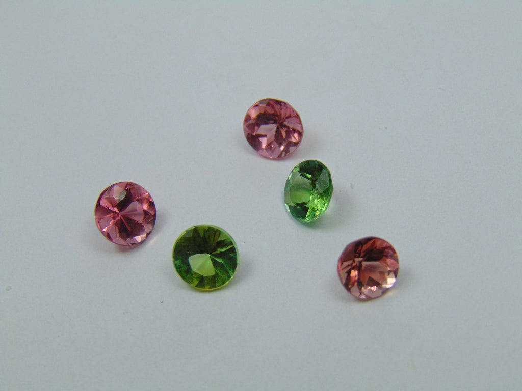 5.25ct Tourmaline Mix 6mm