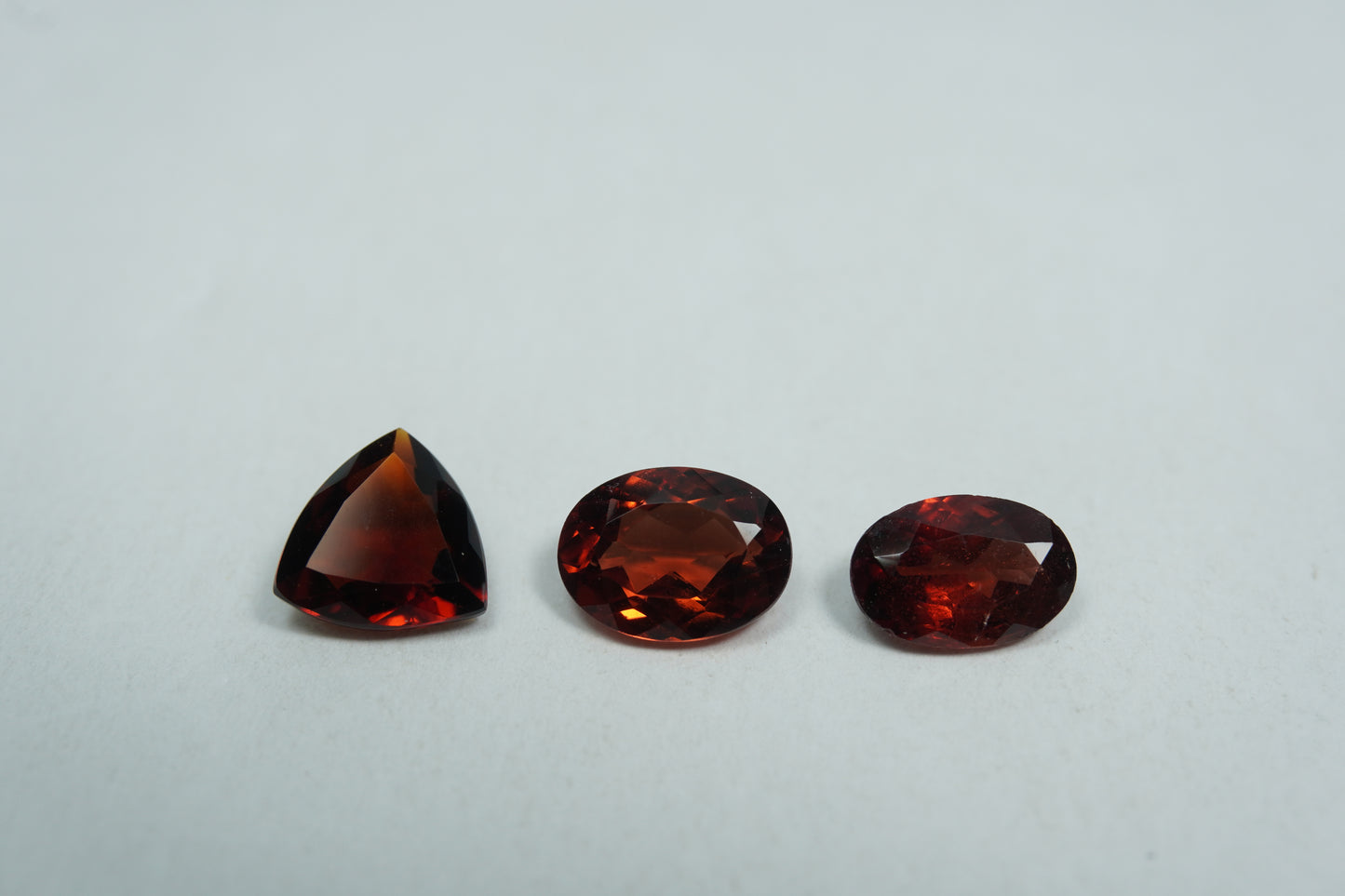 3.38ct Garnet 8x5.5mm / 7x5mm / 7mm