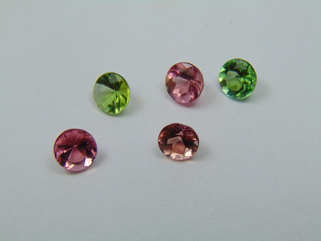 5.25ct Tourmaline Mix 6mm