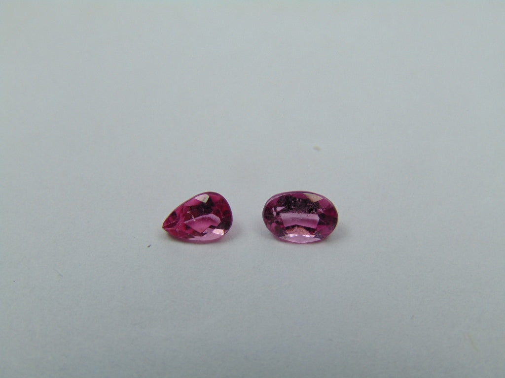 0.80ct Tourmaline Pink 5x4mm 5.5x4mm