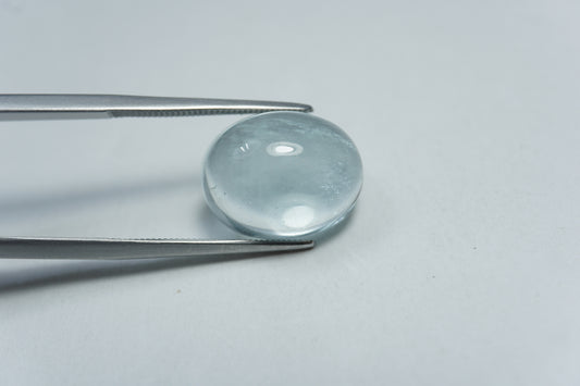 11ct Aquamarine cabochon 15x12mm