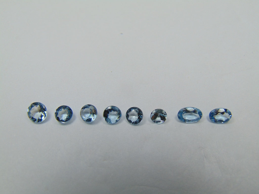 1.65ct Aquamarine 3.5mm 4mm 5x3mm