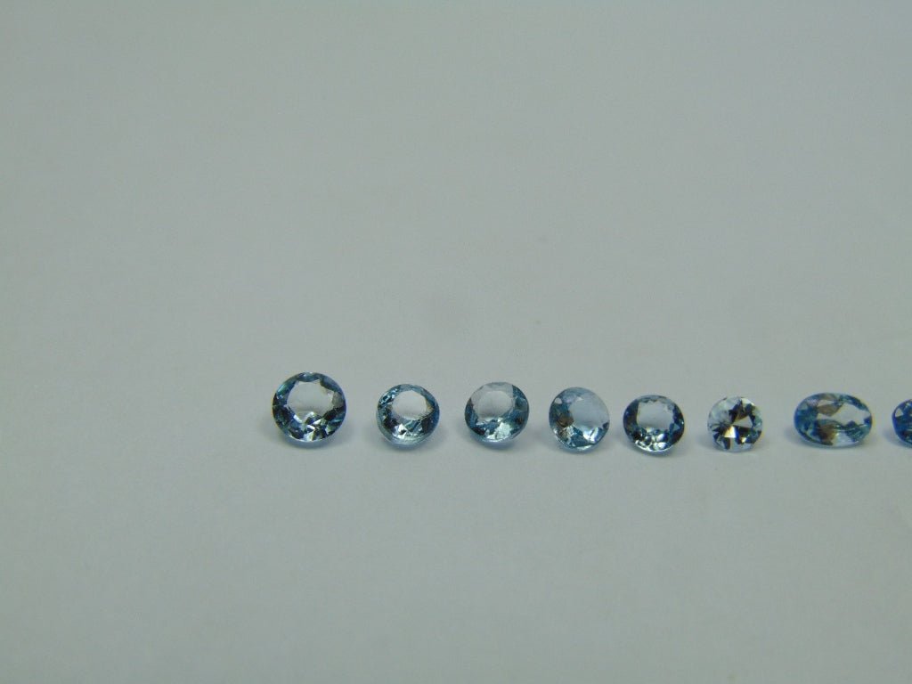 1.65ct Aquamarine 3.5mm 4mm 5x3mm