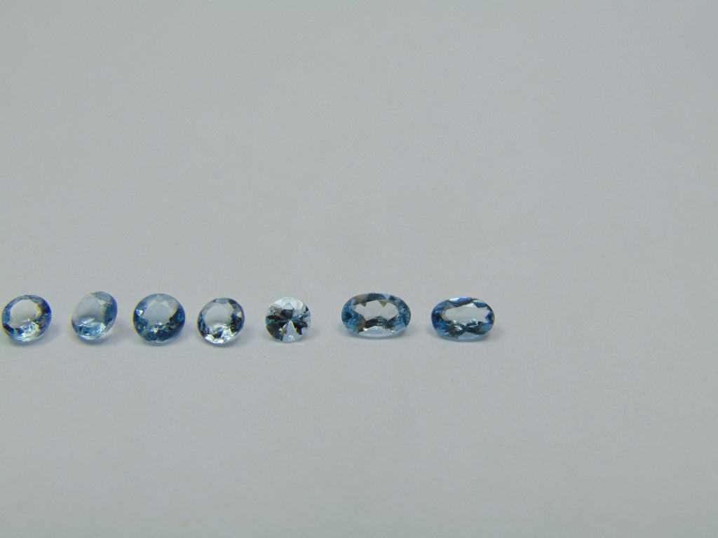 1.65ct Aquamarine 3.5mm 4mm 5x3mm