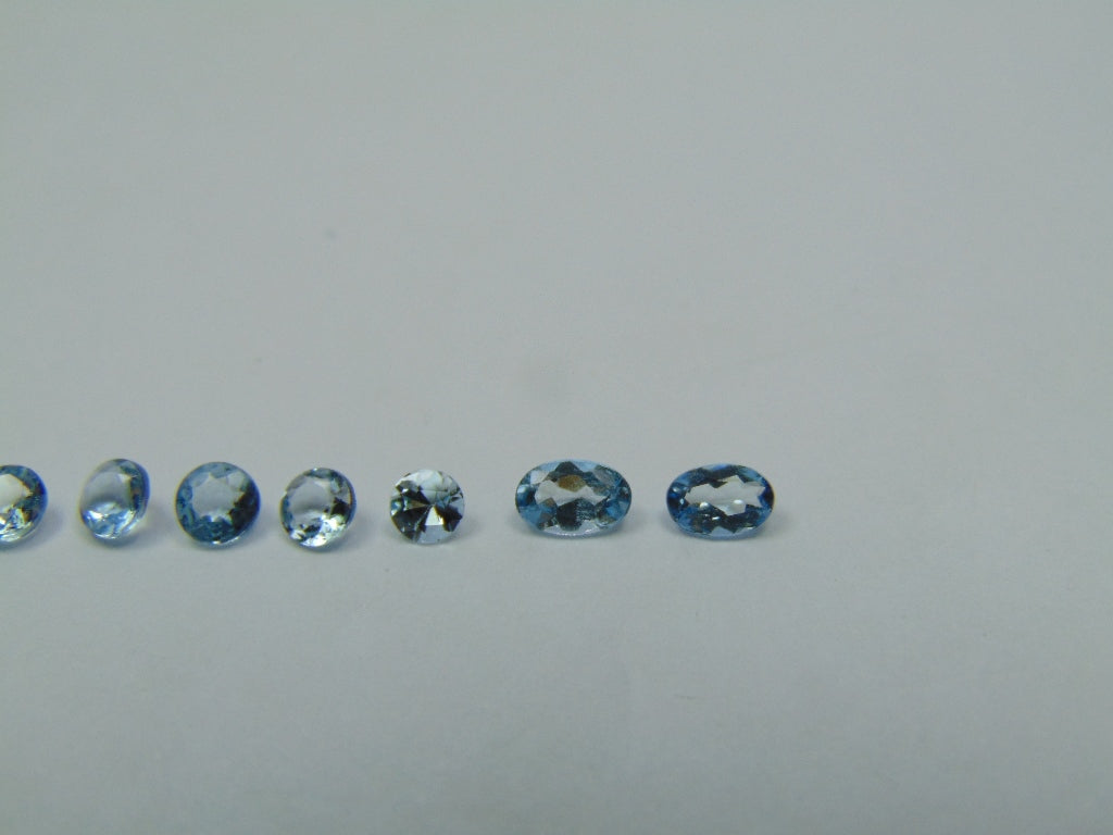 1.65ct Aquamarine 3.5mm 4mm 5x3mm