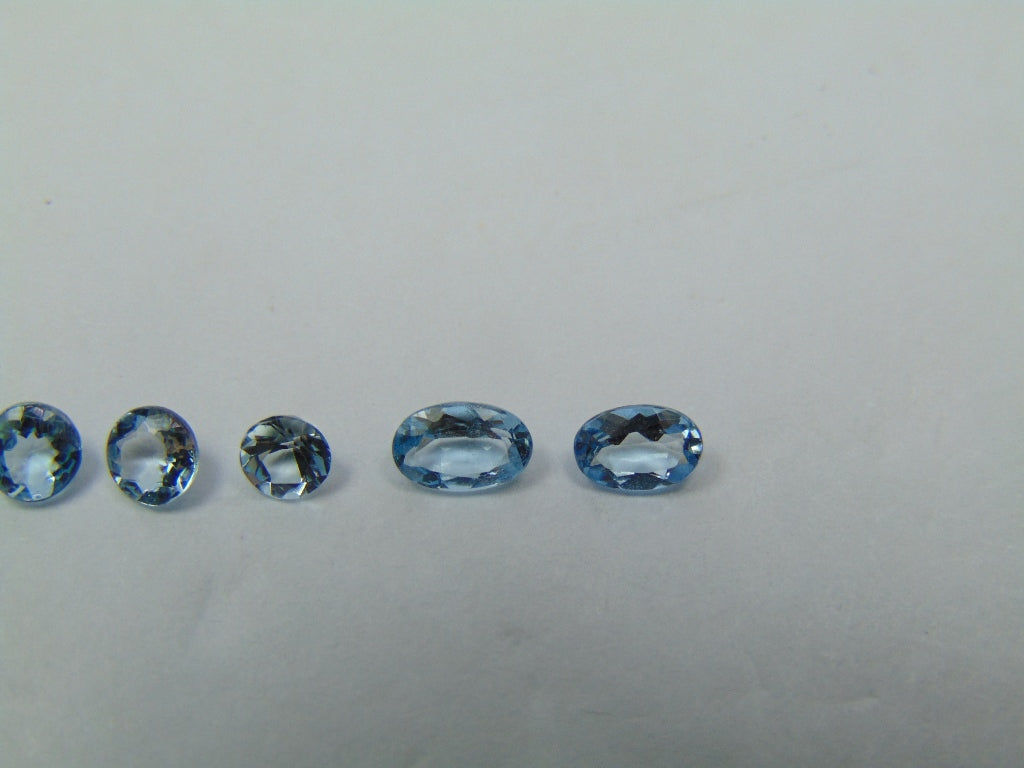 1.65ct Aquamarine 3.5mm 4mm 5x3mm