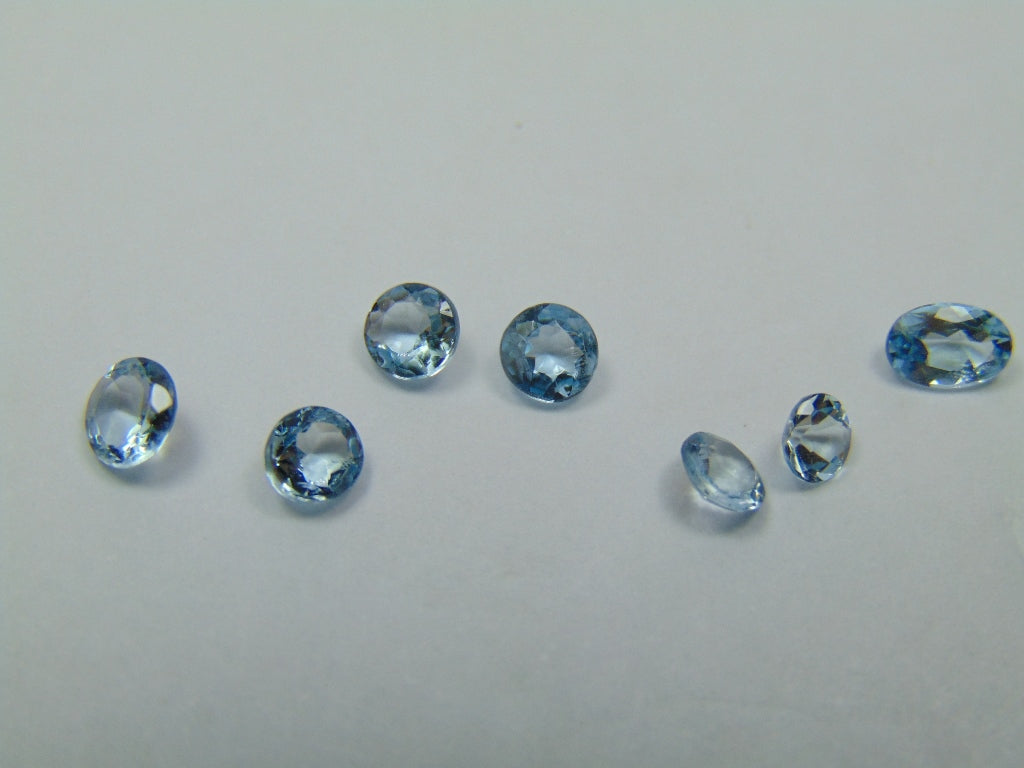 1.65ct Aquamarine 3.5mm 4mm 5x3mm