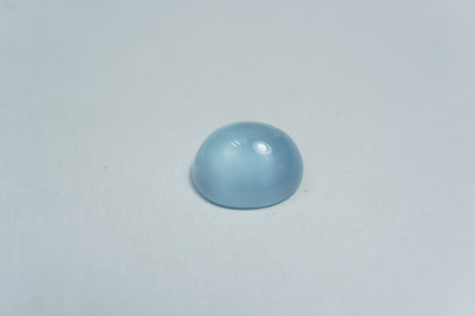 5.35ct Aquamarine cabochon 12x10mm