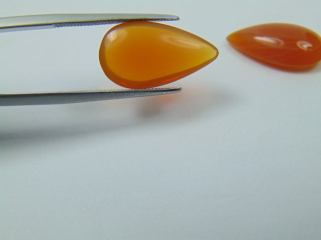 7.75ct Fire Opal Cabochon 18x10mm
