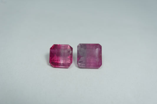 2.88ct Tourmaline bicolor 7mm / 6mm