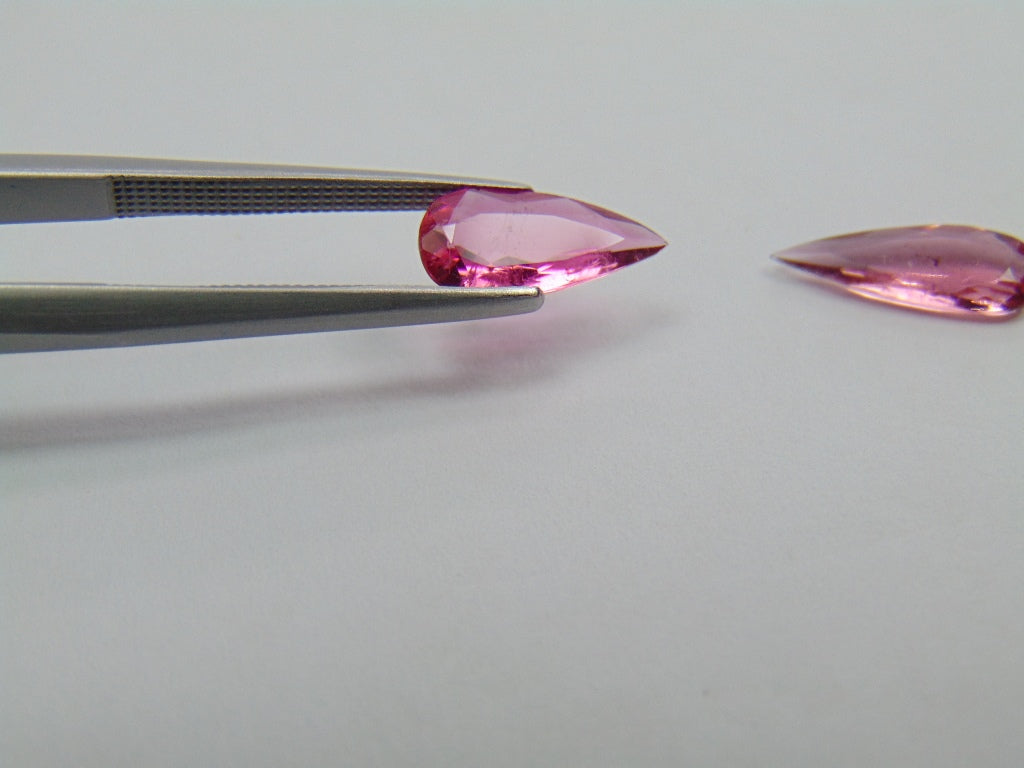 1.57ct Tourmaline 11x5mm 12x4mm