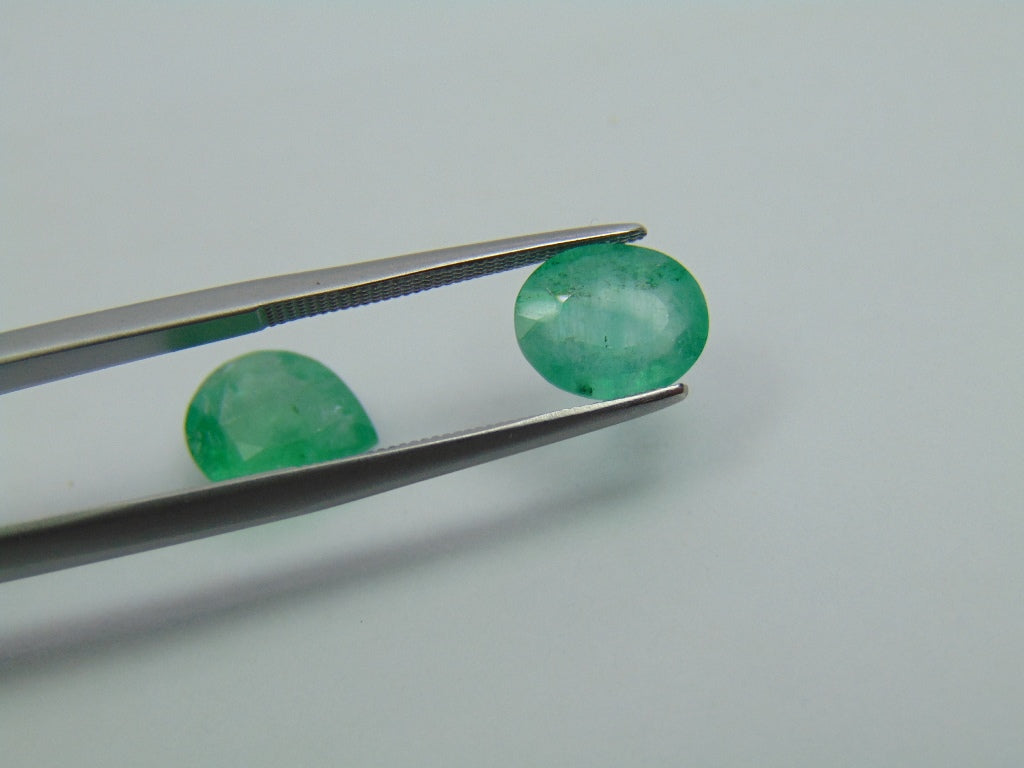 3.70ct Emerald 9x7mm 10x8mm