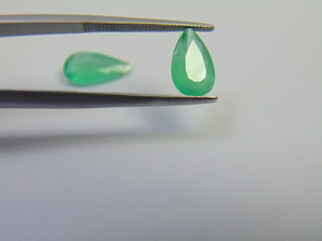 2.50ct Emerald 12x6mm 9x6mm