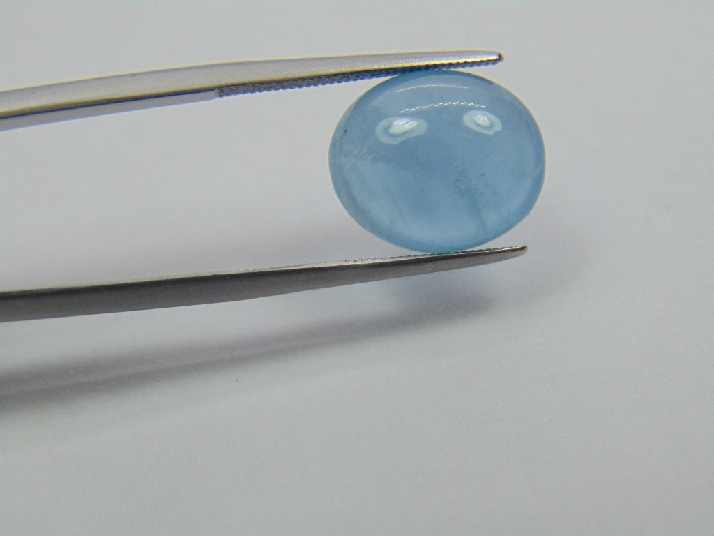 6.45ct Aquamarine Cabochon 14x12mm