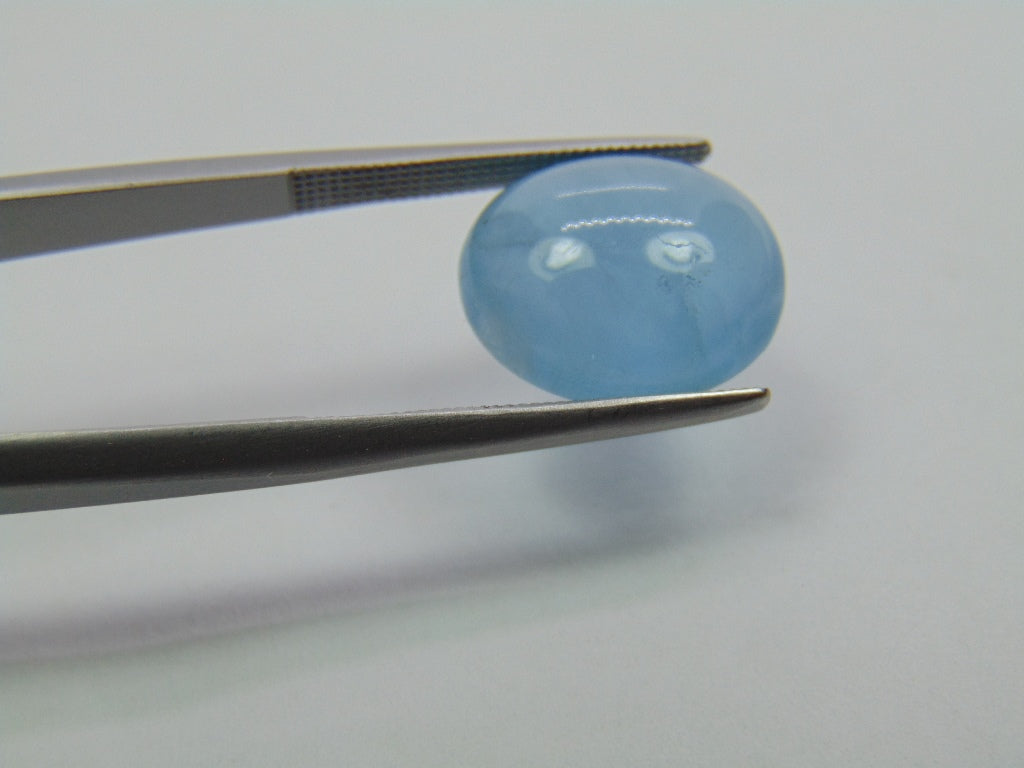 6.45ct Aquamarine Cabochon 14x12mm