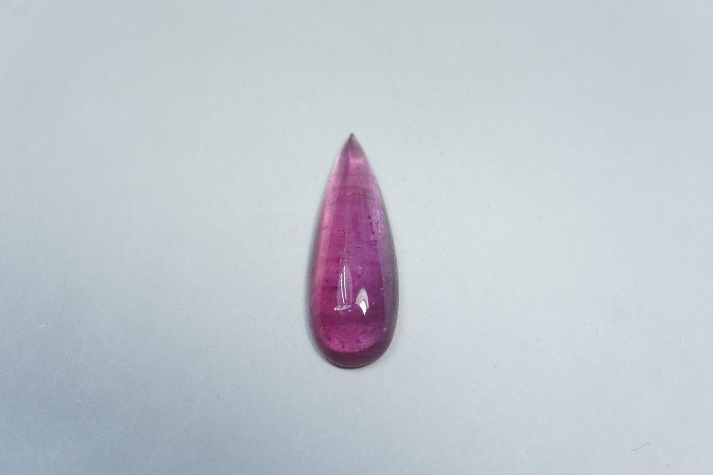 6.55ct Rubellite cabochon 23x8mm