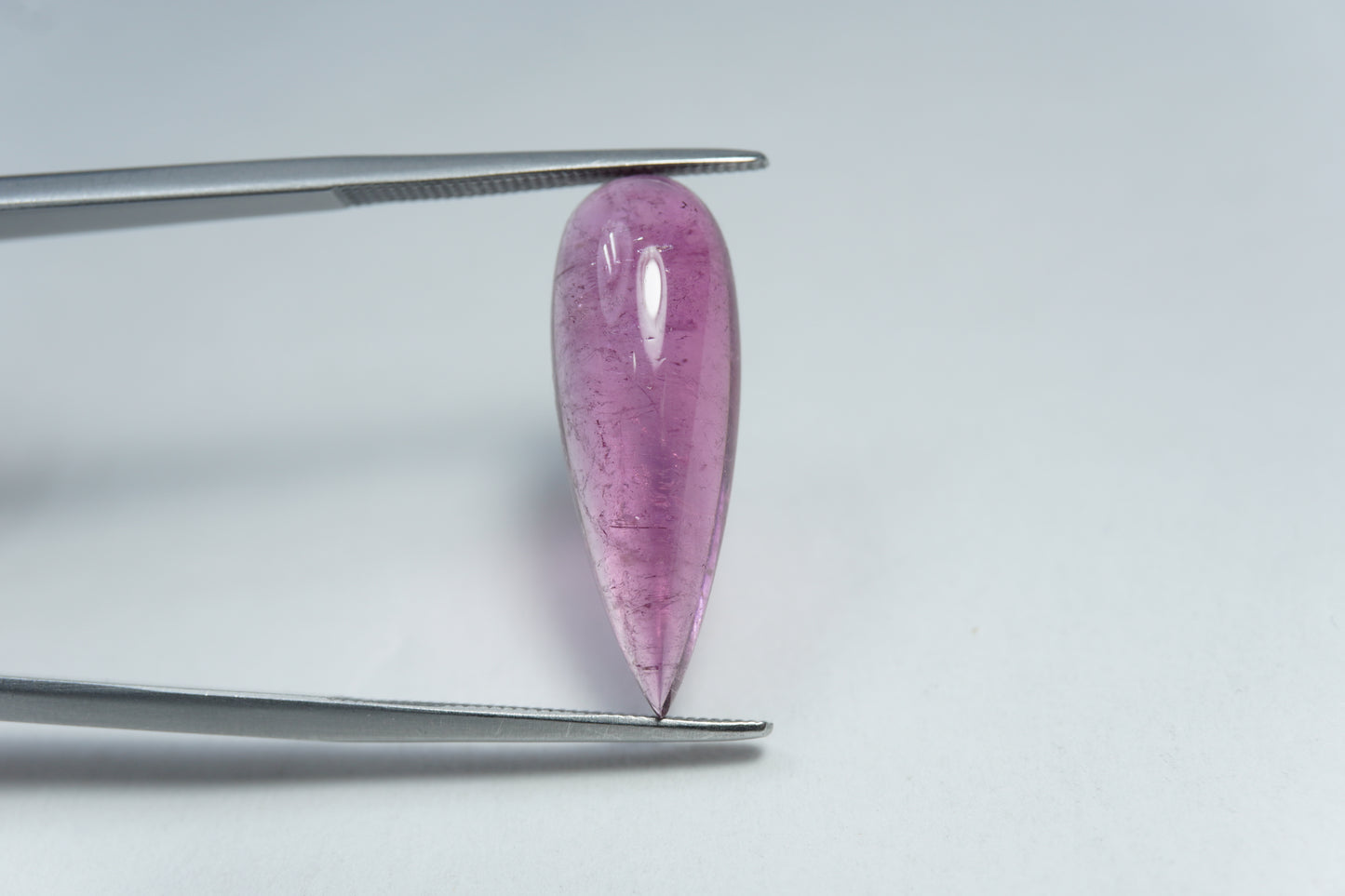 6.55ct Rubellite cabochon 23x8mm