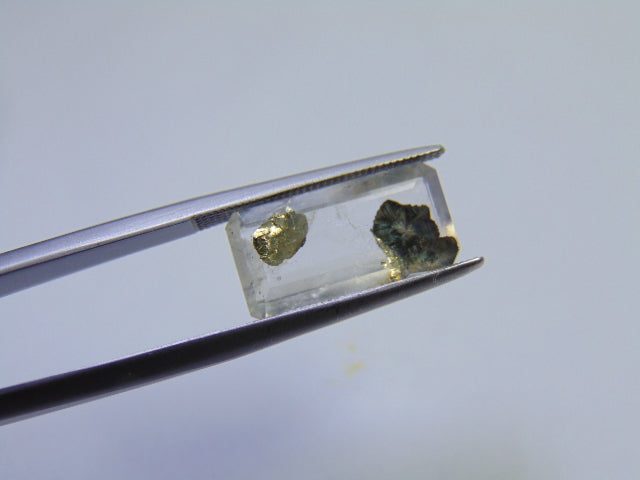3.95ct Quartz Pyrite 15x8mm