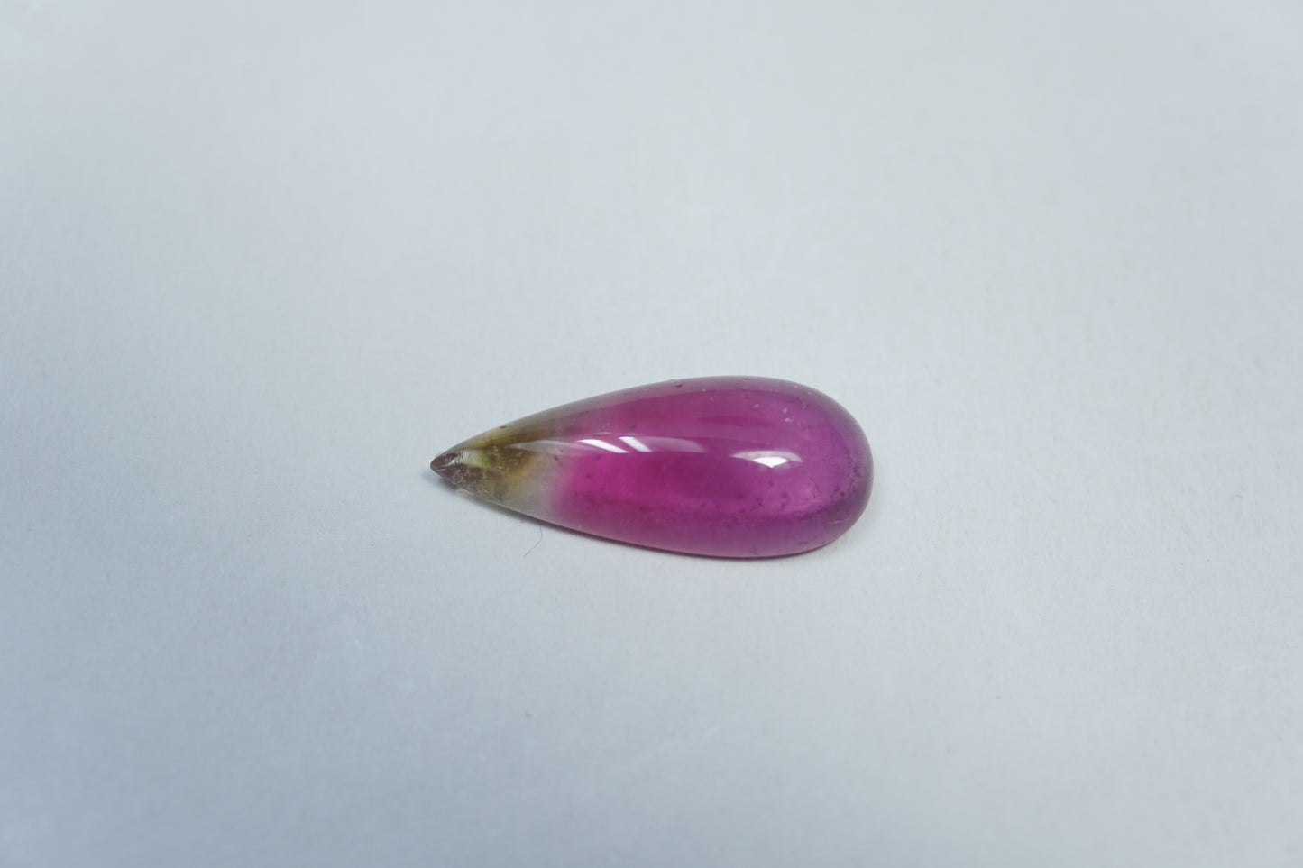 3.25ct Tourmaline Bicolor cabochon 16x7mm
