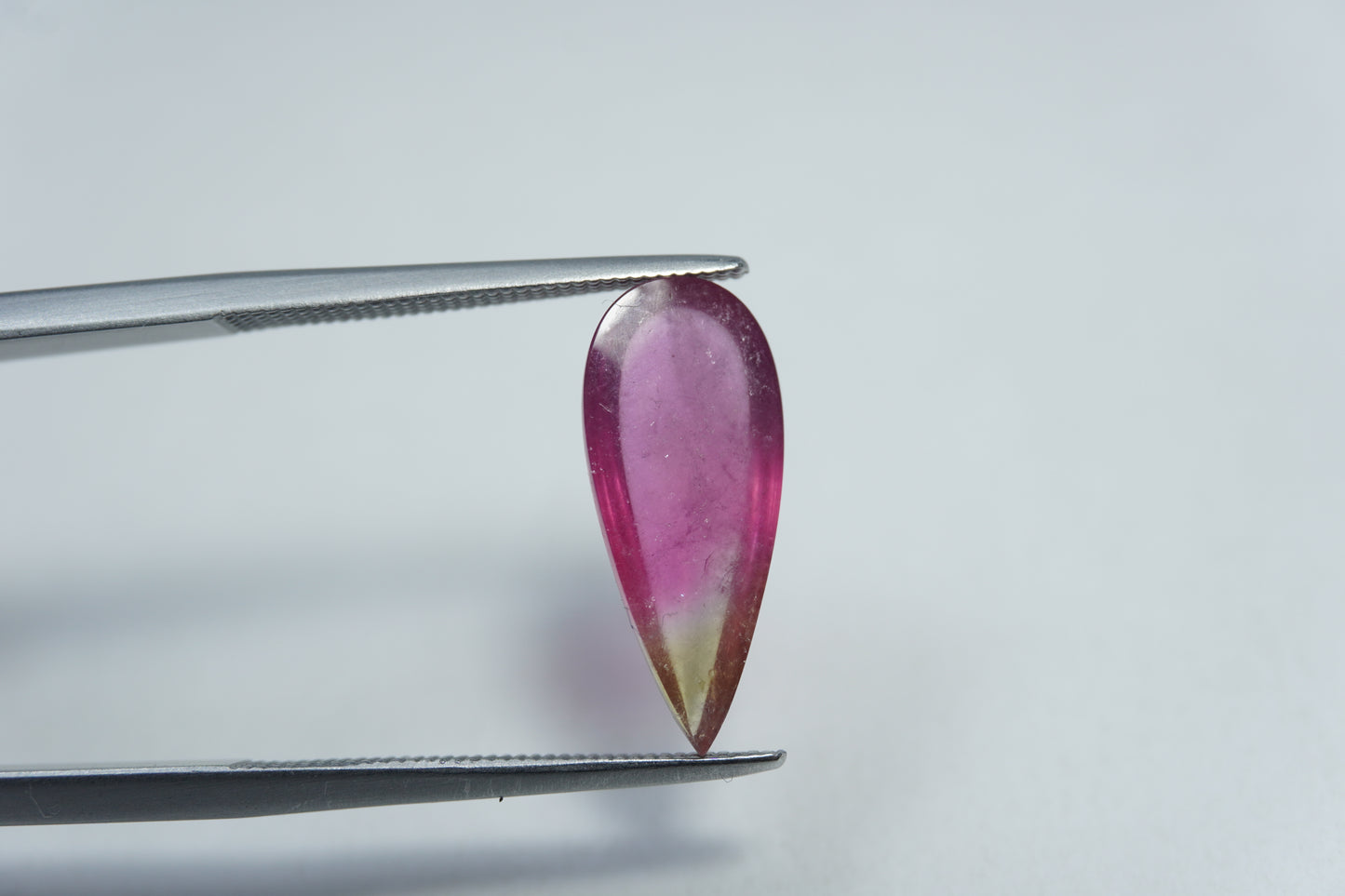 3.25ct Tourmaline Bicolor cabochon 16x7mm