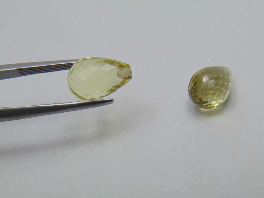 9.20ct Green Gold 11x8mm