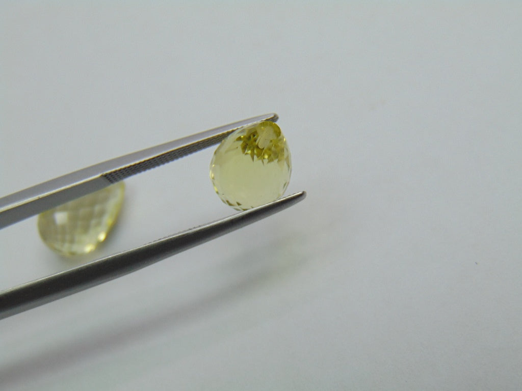 9.20ct Green Gold 11x8mm