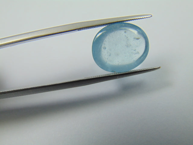 7.90ct Aquamarine Cabochon 10mm