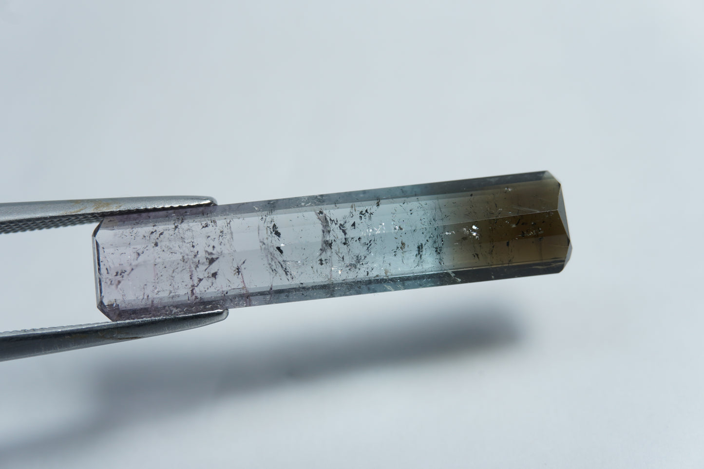 6.20ct Tourmaline bicolor 29x6mm