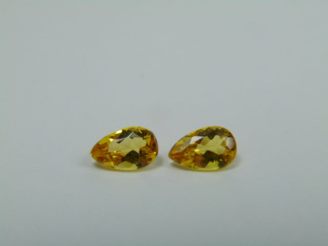 1.50ct Beryl Pair 8x5mm