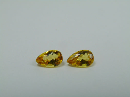 1.50ct Beryl Pair 8x5mm