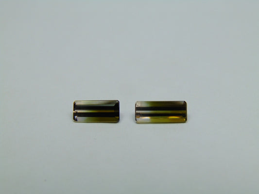 2.15ct Tourmaline Bicolor 9x4mm