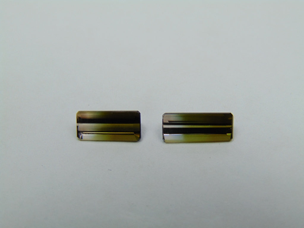 2.15ct Tourmaline Bicolor 9x4mm