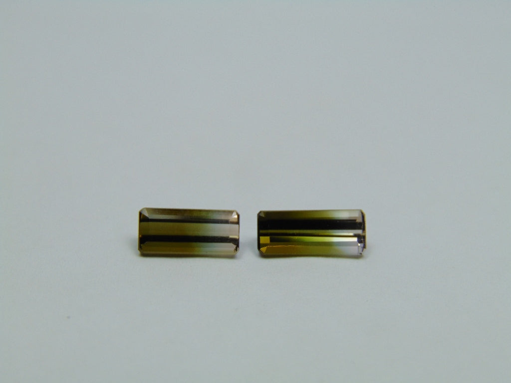 2.15ct Tourmaline Bicolor 9x4mm