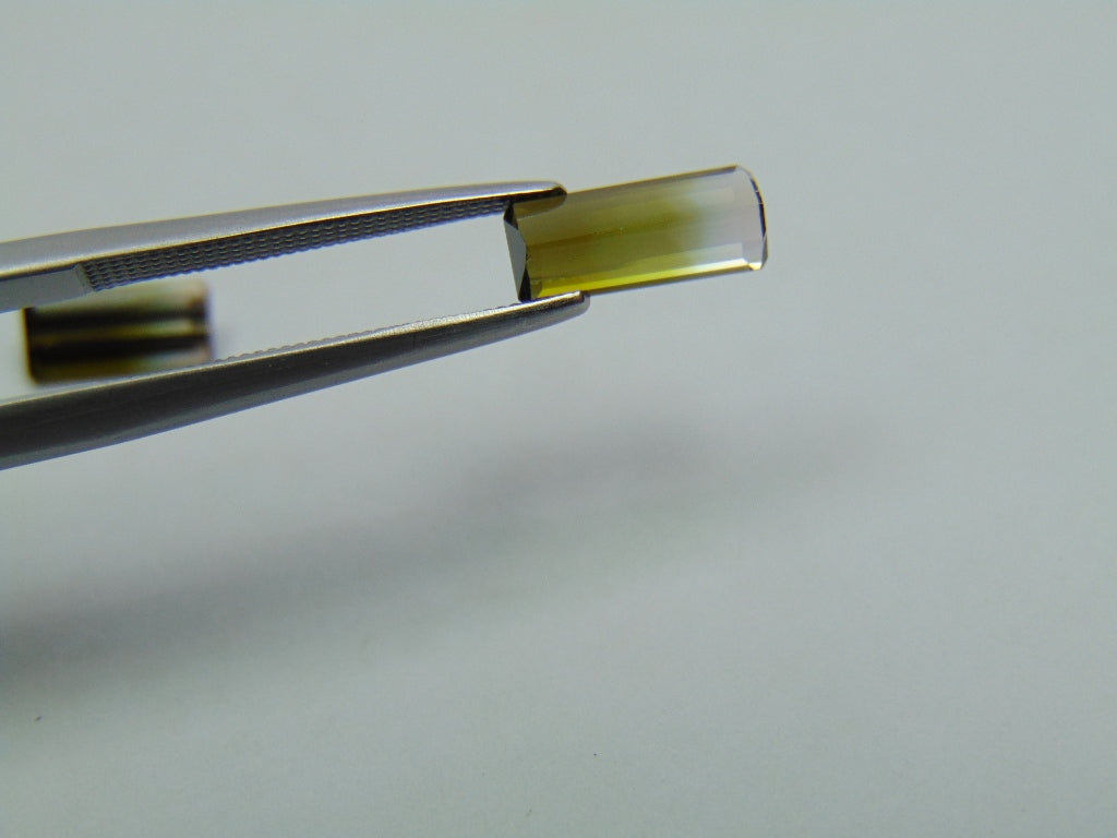 2.15ct Tourmaline Bicolor 9x4mm