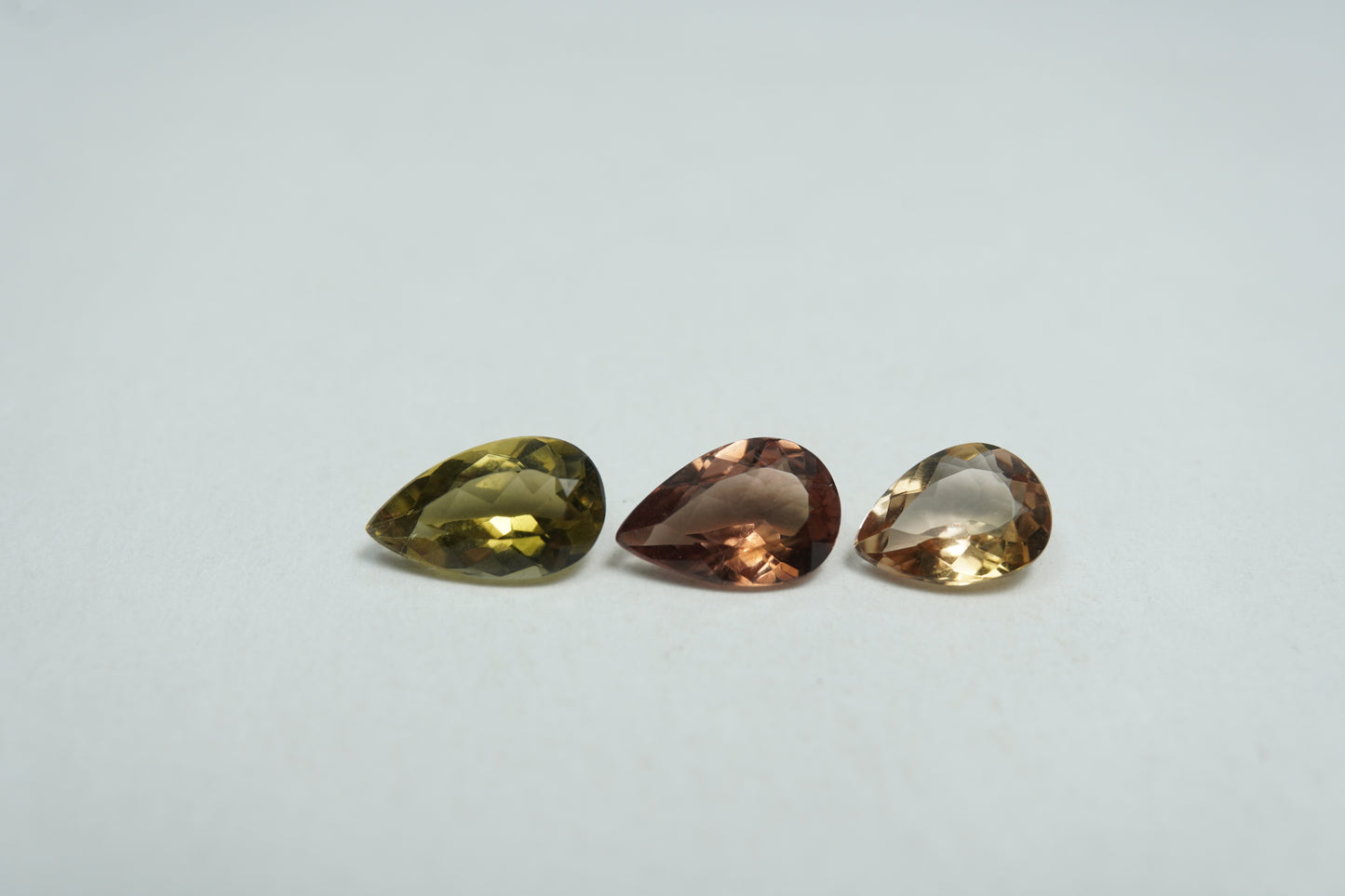 2.05ct Tourmalines 8x5mm / 7.5x5mm / 6.5x5mm