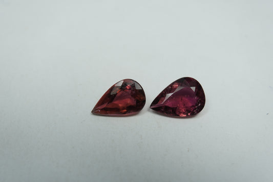 2.57ct Rubellite 10x6mm / 9.5x6.5mm