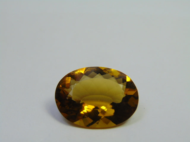 14ct Citrine 20x15mm