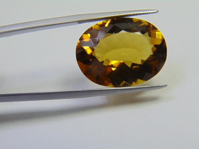 14ct Citrine 20x15mm