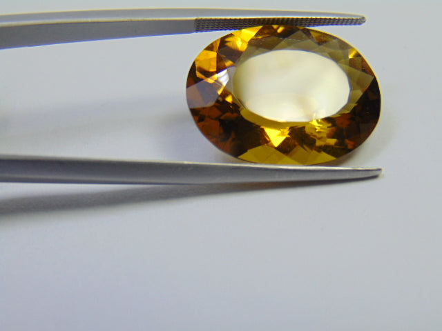 14ct Citrine 20x15mm