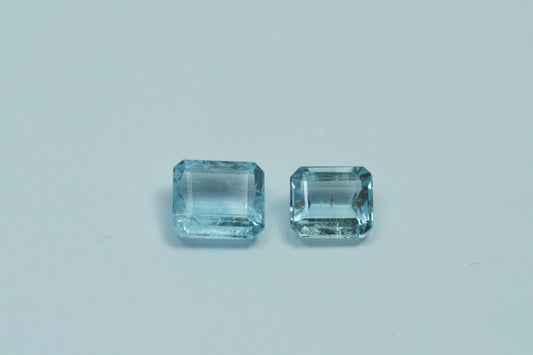 4ct Aquamarine 9x8mm 8x7mm