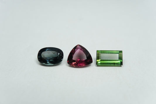 3.80ct Tourmaline mix 8x5.5mm / 8x5mm / 7.5x7mm