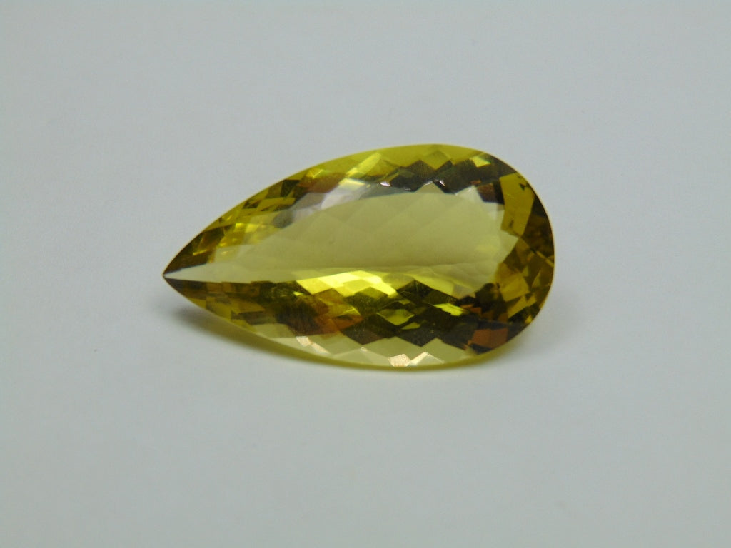 36.20ct Green Gold 33x17mm