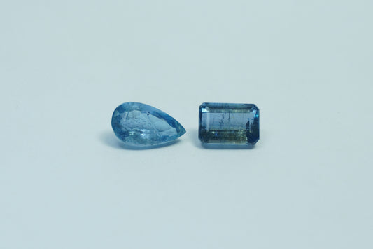 3.03ct Aquamarine 8x6mm 10x6mm