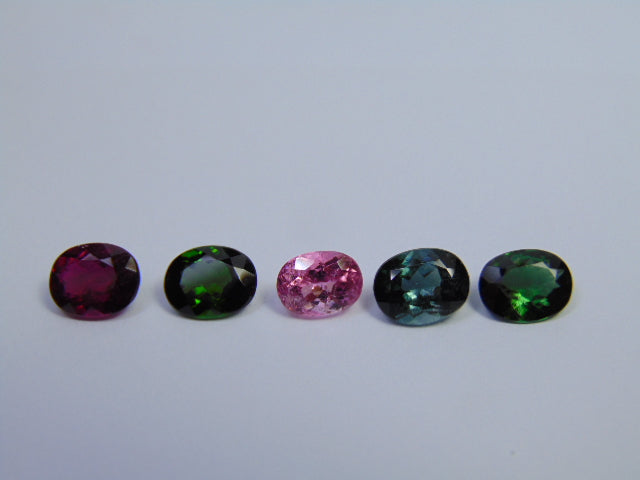 8.90ct Tourmaline Mix 9x7mm 8x6mm