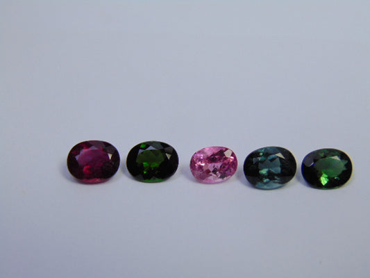 8.90ct Tourmaline Mix 9x7mm 8x6mm