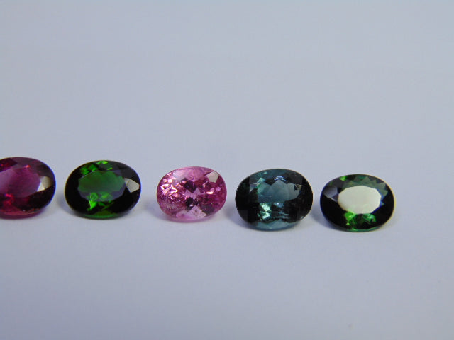 8.90ct Tourmaline Mix 9x7mm 8x6mm