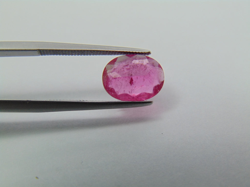 1.85ct Tourmaline Pink 10x7mm