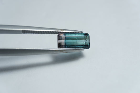 2ct Tourmaline bicolor 10x5mm