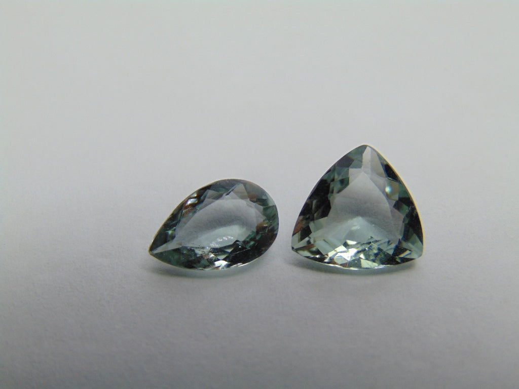 3.25ct Aquamarine 10x7mm 9mm